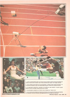 Atletas ayudados por la electrónica - Junio 1984