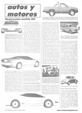 Autos y motores - Mayo 1986