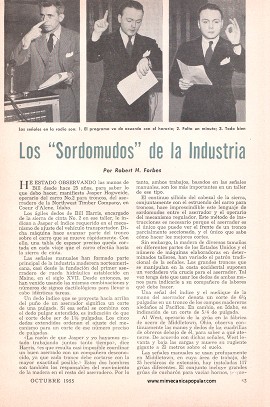 Los Sordomudos de la Industria - Octubre 1955