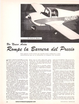 Un Nuevo Avión Rompe la Barrera del Precio - Mayo 1964
