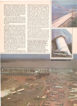 La represa más grande del mundo - Octubre 1985