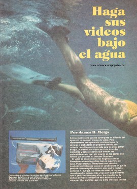 Haga sus videos bajo el agua - Noviembre 1985