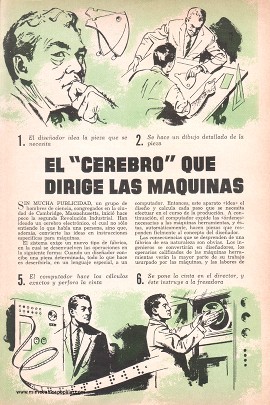El Cerebro Que Dirige Las Máquinas - Agosto 1959