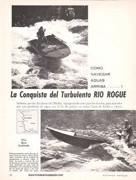 La Conquista del Turbulento RÍO ROGUE - Agosto 1963
