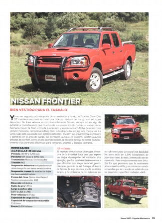 Nissan Frontier - Enero 2007