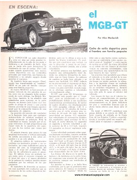 En escena: el MGB-GT - Septiembre 1966