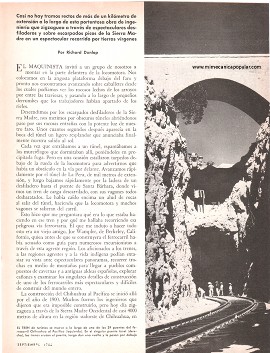 El atrevido ferrocarril del oeste de México - Septiembre 1966