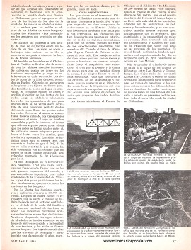 El atrevido ferrocarril del oeste de México - Septiembre 1966