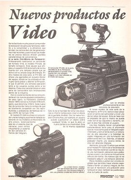 Nuevos Productos de Video - Enero 1991