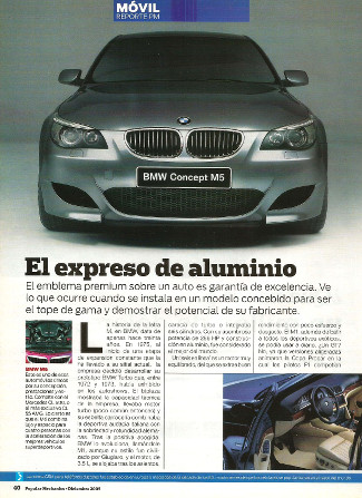 BMW Concept M5 - Diciembre 2005