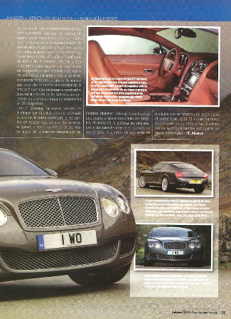 Bently Continental GT Speed - Octubre 2007