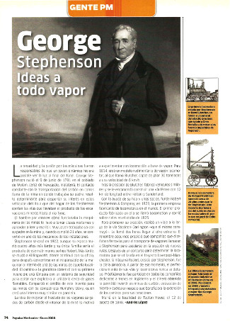 Gente PM - George Stephenson - Enero 2008
