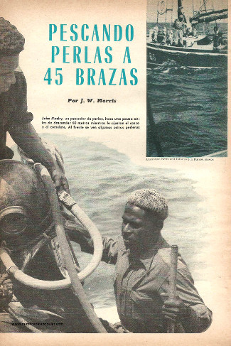 Pescando Perlas a 45 Brazas - Abril 1953