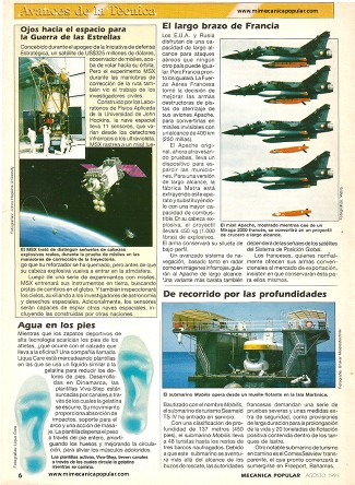 Avances... ...de la técnica - Agosto 1995