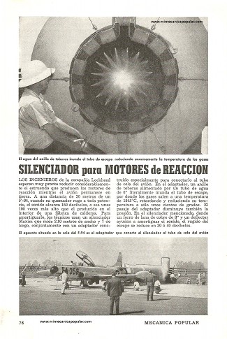 Silenciador para Motores de Reacción - Abril 1951