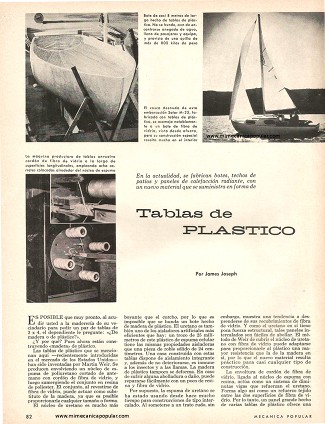 Tablas de Plástico - Mayo 1964