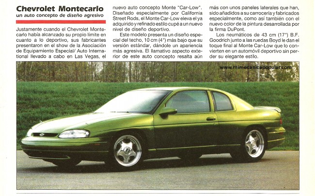 Chevrolet Montecarlo - Febrero 1996
