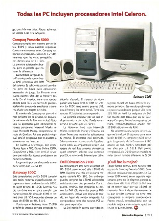 Computadoras - El número mágico: U.S.$899 - Abril 2002