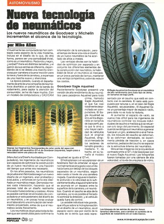 Nueva tecnología de neumáticos - Julio 1994
