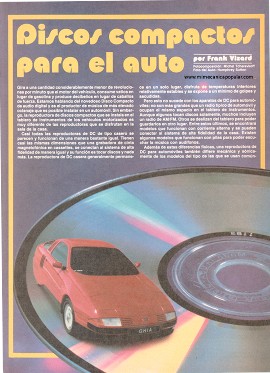 Discos compactos para el auto - Diciembre 1986
