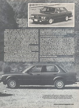 Modelos BMW de 1987 - Febrero 1987