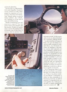 ¡Boomerang! exótico avión bimotor - Diciembre 1996