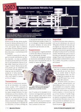El futuro de los motores, suspensiones y seguridad automotriz - Octubre 2002