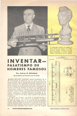 Inventar -Pasatiempo de hombres famosos - Diciembre 1950