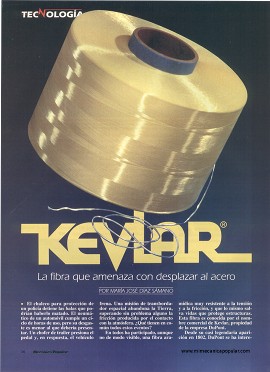 Kevlar -La fibra que amenaza con desplazar al acero - Septiembre 1996