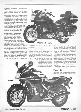 Motocicletas Yamaha - Agosto 1990
