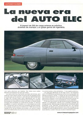 La nueva era del Auto Eléctrico - Mayo 1994