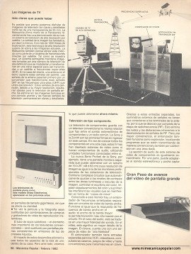 Televisión del futuro - Febrero 1982