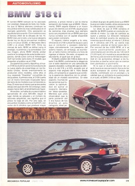 BMW 318 ti - Enero 1996