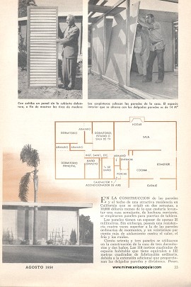 La Casa Hecha de Puertas - Agosto 1954