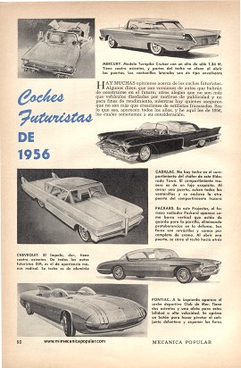 Coches Futuristas de 1956 - Abril 1956