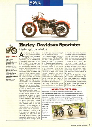 Harley-Davidson Sportster - Junio 2007