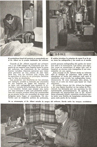 Hospital a Domicilio - Noviembre 1949