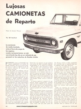 Lujosas Camionetas de Reparto - Mayo 1969