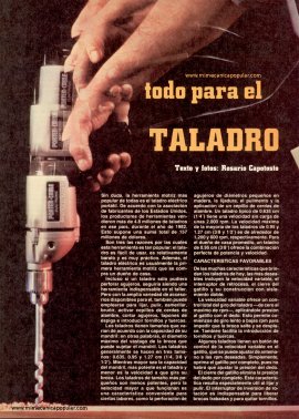 Todo para el TALADRO - Noviembre 1986