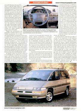Chrysler Grand Caravan contra el Oldsmobile Silhouette - Agosto 1994
