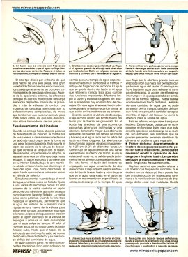 Guía para reparar EL INODORO -Septiembre 1988