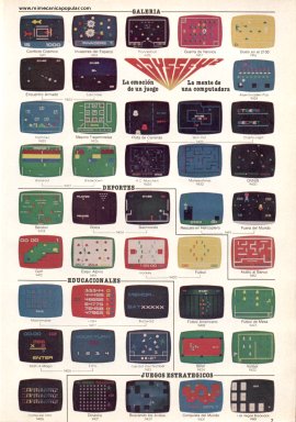 Nuevos juegos por computadoras -Abril 1982