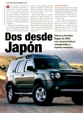 Dos desde Japón: Xterra Y Frontier -Octubre 2001