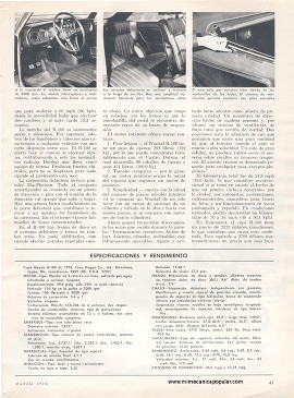 Auto Canadiense con motor rotatorio - Mazda R-100 - Marzo 1970