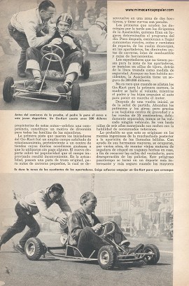 Un Nuevo Clásico de Velocidad - Go-Kart - Junio 1959