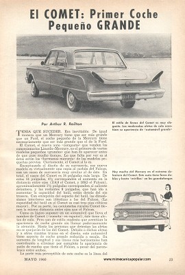 El COMET: Primer Coche Pequeño GRANDE - Mayo 1960