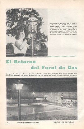 El Retorno del Farol de Gas -Diciembre 1959