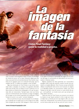 La imagen de la fantasía - Final Fantasy - Agosto 2001