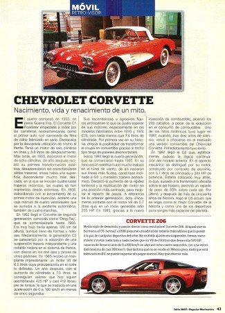 Chevrolet Corvette - Julio 2007