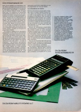 Las Computadoras de Bolsillo de los 80's - Noviembre 1982